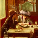 Jean Béraud - Im Cafe, Der Brief